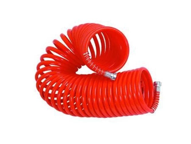 TUBO A SPIRALE PER COMPRESSORI CON ATTACCHI RAPIDI - ø mm.6x8 mt.7,5 - in prodotto EuroStore07 - Alatri, commercioVirtuoso.it