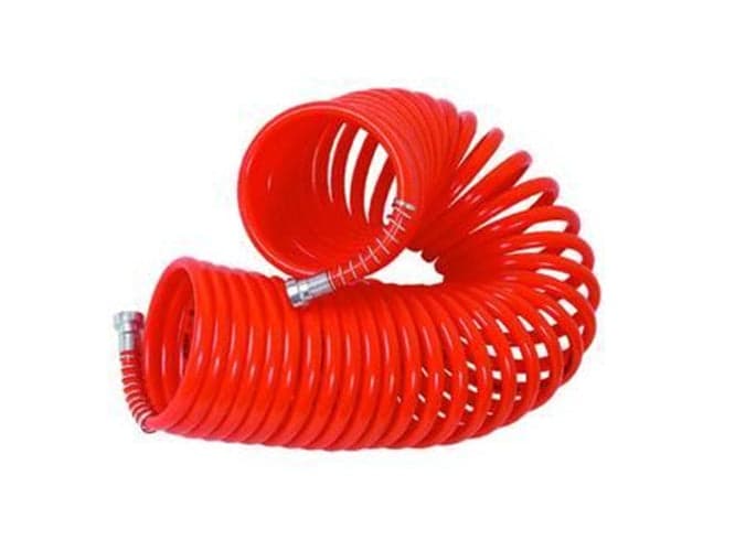 TUBO A SPIRALE PER COMPRESSORI CON ATTACCHI RAPIDI - ø mm.6x8 mt.7,5 - in prodotto EuroStore07 - Alatri, commercioVirtuoso.it