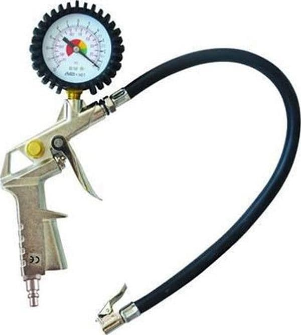 PISTOLA GONFIAGGIO CONMPRESSORE CON MANOMETRO CON ATTACCO RAPIDO attacco 11/A in prodotto EuroStore07 - Alatri, commercioVirtuoso.it