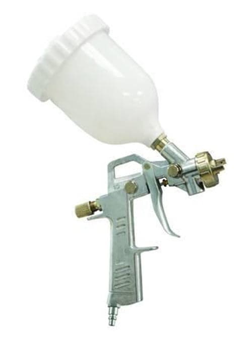 AEROGRAFO SERBATOIO SUPERIORE CON ATTACCO RAPIDO PER COMPRESSORE ugello mm.1,5 in prodotto EuroStore07 - Alatri, commercioVirtuoso.it