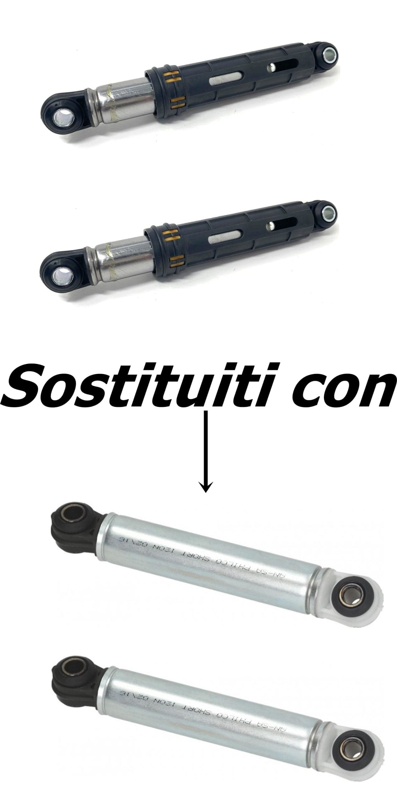 AMMORTIZZATORE PHILCO ARISTON C00050560 DX SAN GIORGIO CORTO 240 MM PZ 2 AM 9