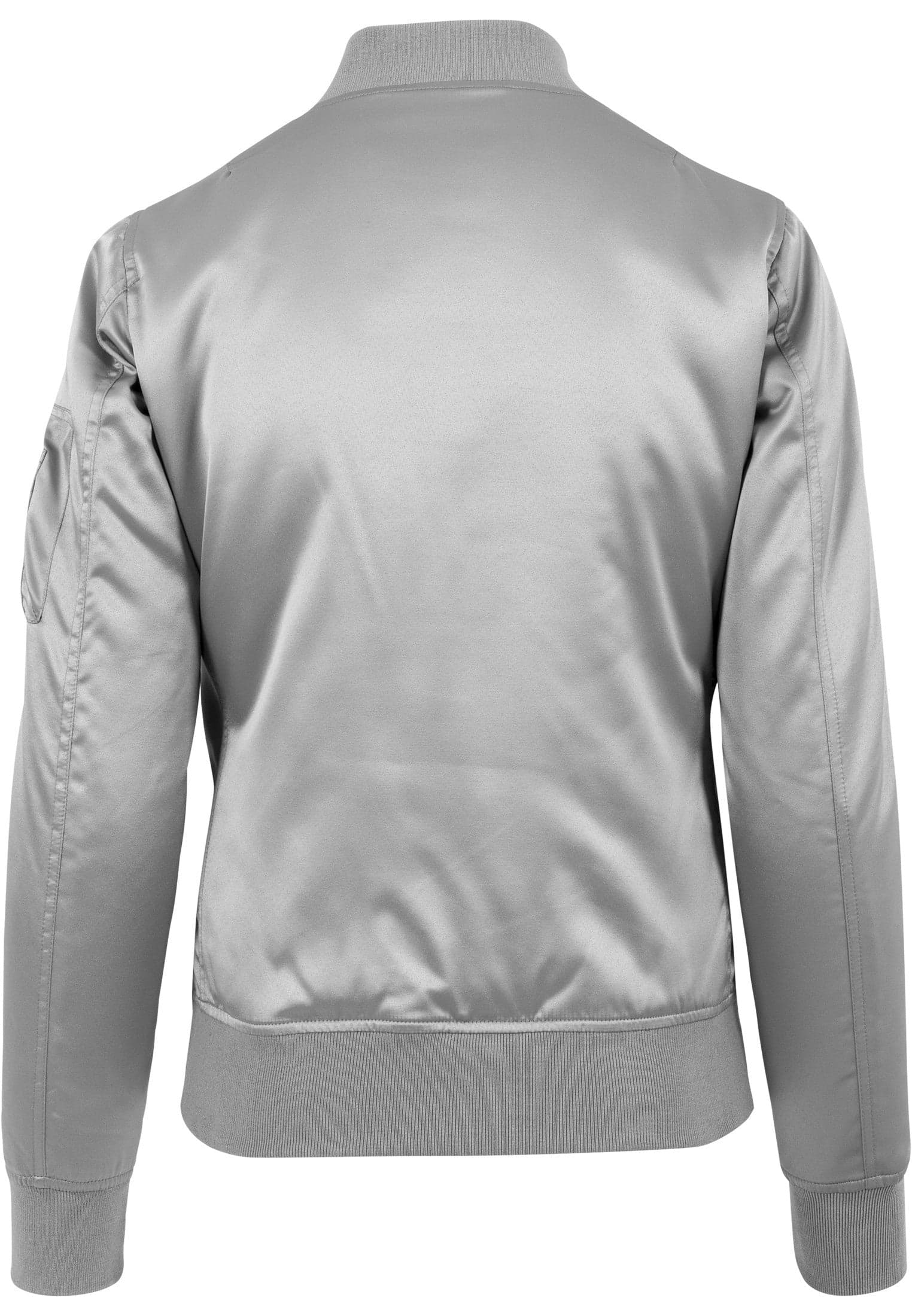 URBAN CLASSICS Giubbotto Bomber Donna Ladies Satin Bomber Jacket Silver da donna in Giacche Drestige - Casamassima, commercioVirtuoso.it