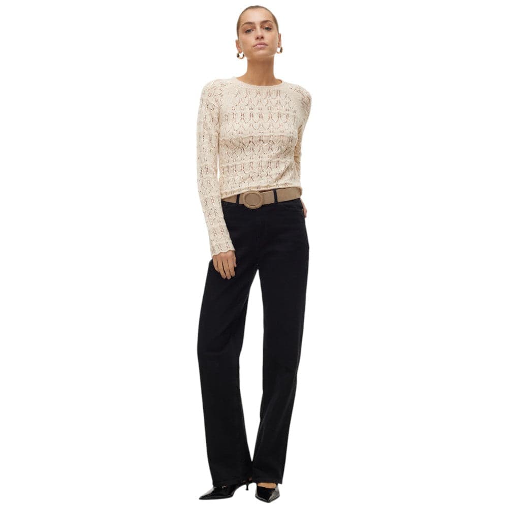 Vero Moda pullover beige New Fabienne 10306632 in Maglioni Prodotti di Classe - Nocera Superiore, commercioVirtuoso.it