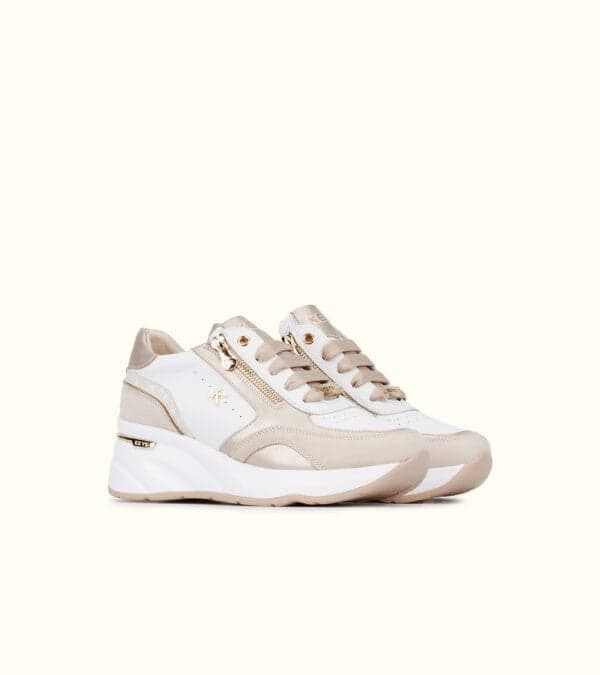 KEYS SNEAKERS DONNA BEIGE/AVORIO in Sneaker casual D'Avanzo Clazature - Nola, commercioVirtuoso.it