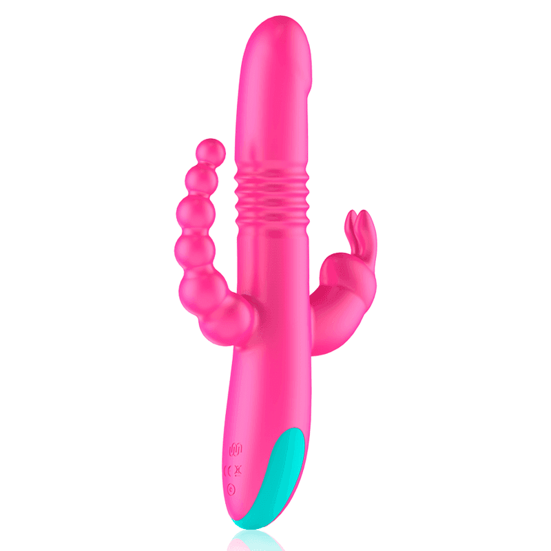 HAPPY LOKY - TRIPLA STIMOLAZIONE DONALD: COMPATIBILE CON LA TECNOLOGIA WIRELESS ANALE, G-SPOT E CLITORIDEA WATCHME in Massaggiatori elettrici manuali Desideria Shop - Latina, commercioVirtuoso.it
