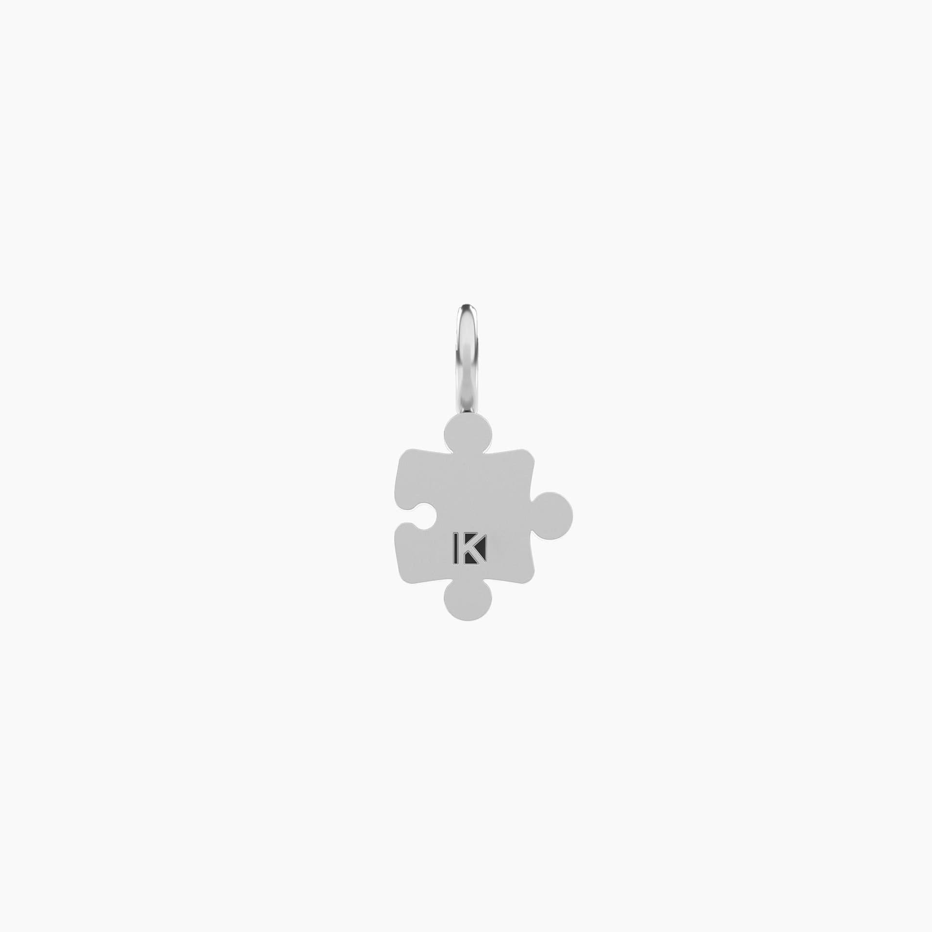 Kidult   -  Pendente puzzle con cristalli  PUZZLE | AMICIZIA in Collane Alba Gioielli - Casoria, commercioVirtuoso.it
