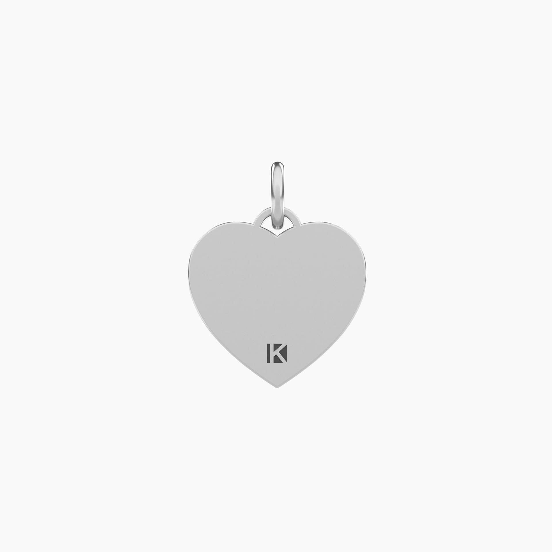 Kidult   -  Pendente cuore con cristalli bianchi  CUORE | BUSSOLA in Collane Alba Gioielli - Casoria, commercioVirtuoso.it