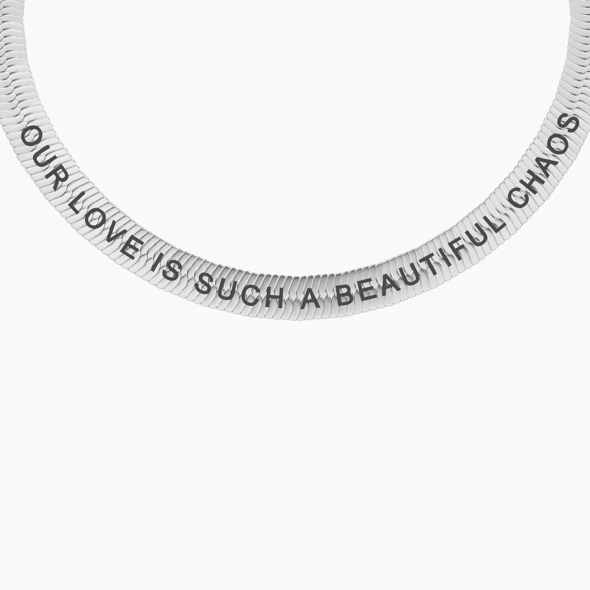 Kidult -  Bracciali a coppia elastici, per lui e lei con frase  AMORE | CAOS in Bracciali Alba Gioielli - Casoria, commercioVirtuoso.it