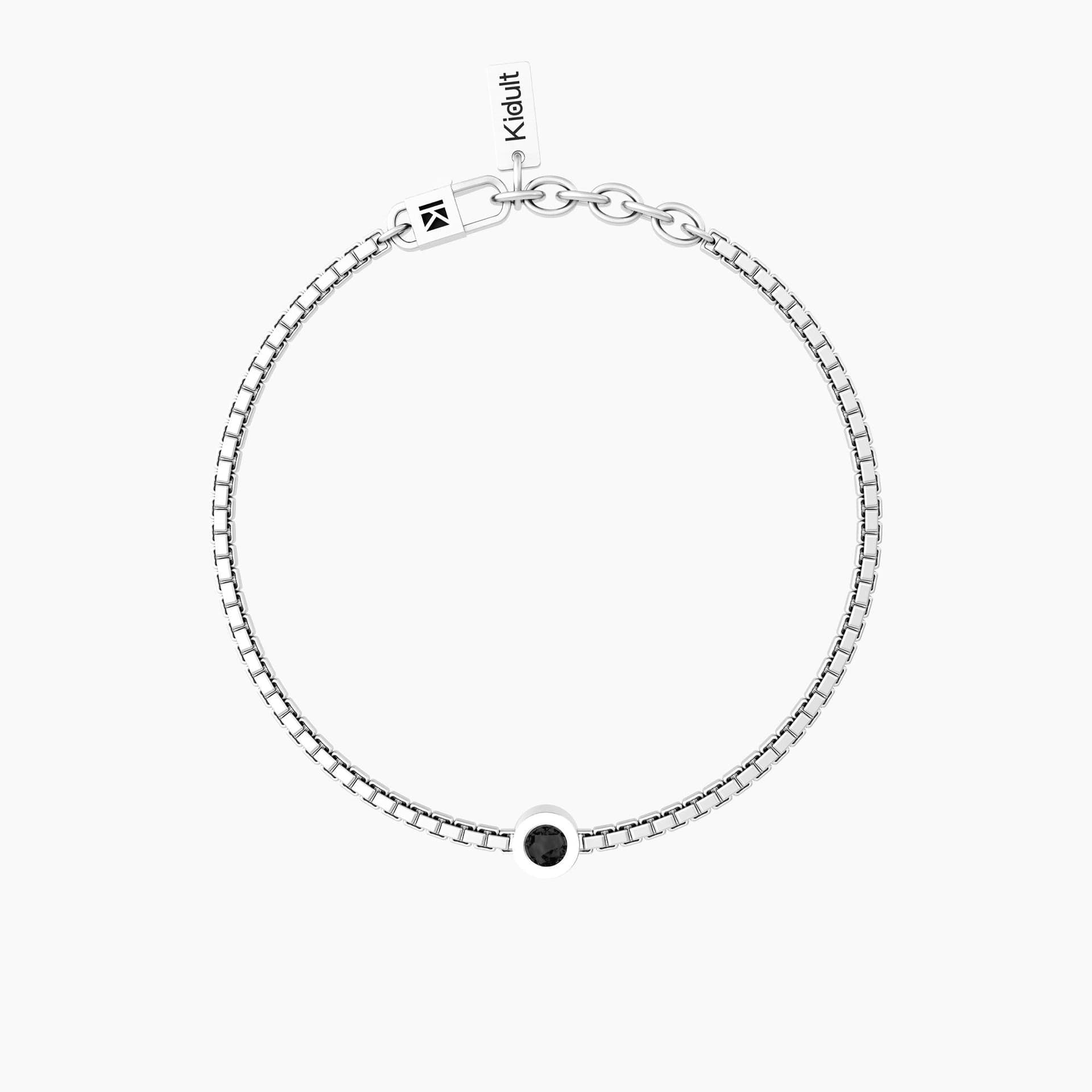 Kidult - Bracciale uomo con catena e cristalli  UNICITÀ in Bracciali Alba Gioielli - Casoria, commercioVirtuoso.it