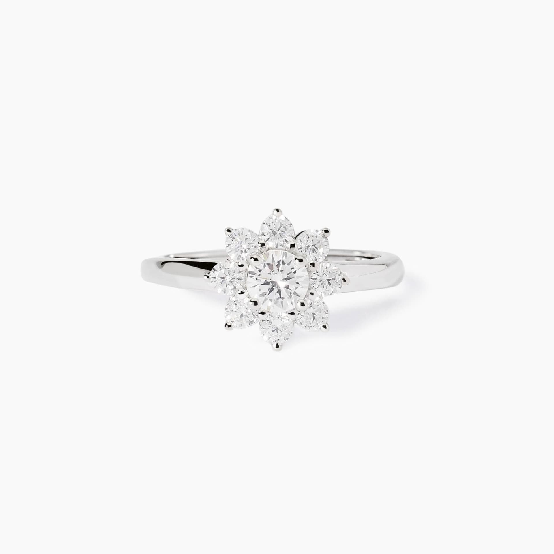 Mabina - Anello con fiore in zirconi EDEN in Anelli Alba Gioielli - Casoria, commercioVirtuoso.it