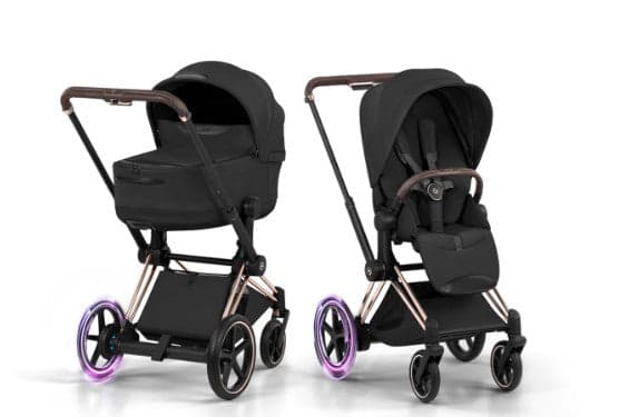 Cybex - Trio e-Priam con Seggiolino Cloud T Sepia Black Plus in prodotto Centro Bimbo - Siderno, commercioVirtuoso.it