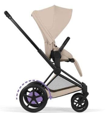 Cybex - Trio e-Priam con Seggiolino Cloud T Sepia Black Plus in prodotto Centro Bimbo - Siderno, commercioVirtuoso.it