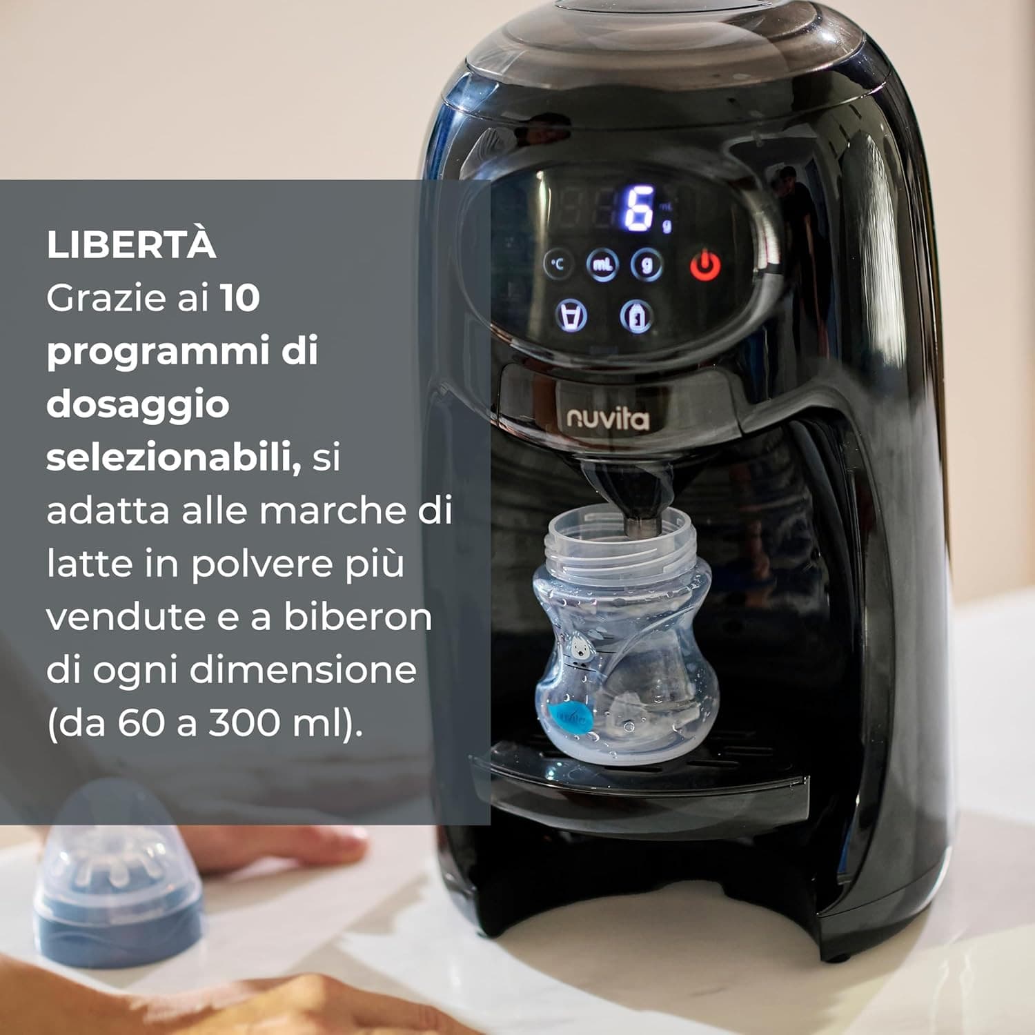 Nuvita - Lattespresso 1180 Preparatore Istantaneo di Latte in Polvere in prodotto Centro Bimbo - Siderno, commercioVirtuoso.it