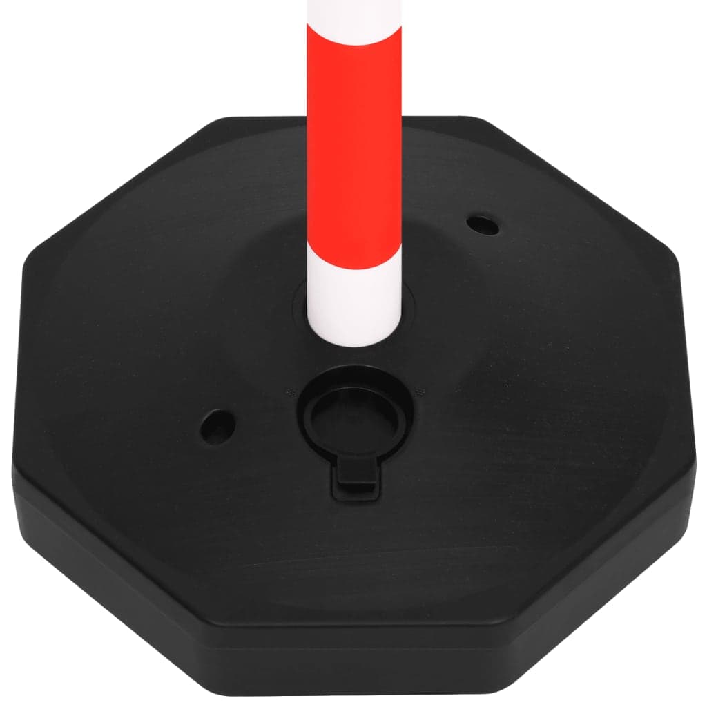 Set 10PZ di Pali Stradali Separatori con Base e Catena in Plastica di 10 m in Coni di sicurezza Esplodia - Napoli, commercioVirtuoso.it