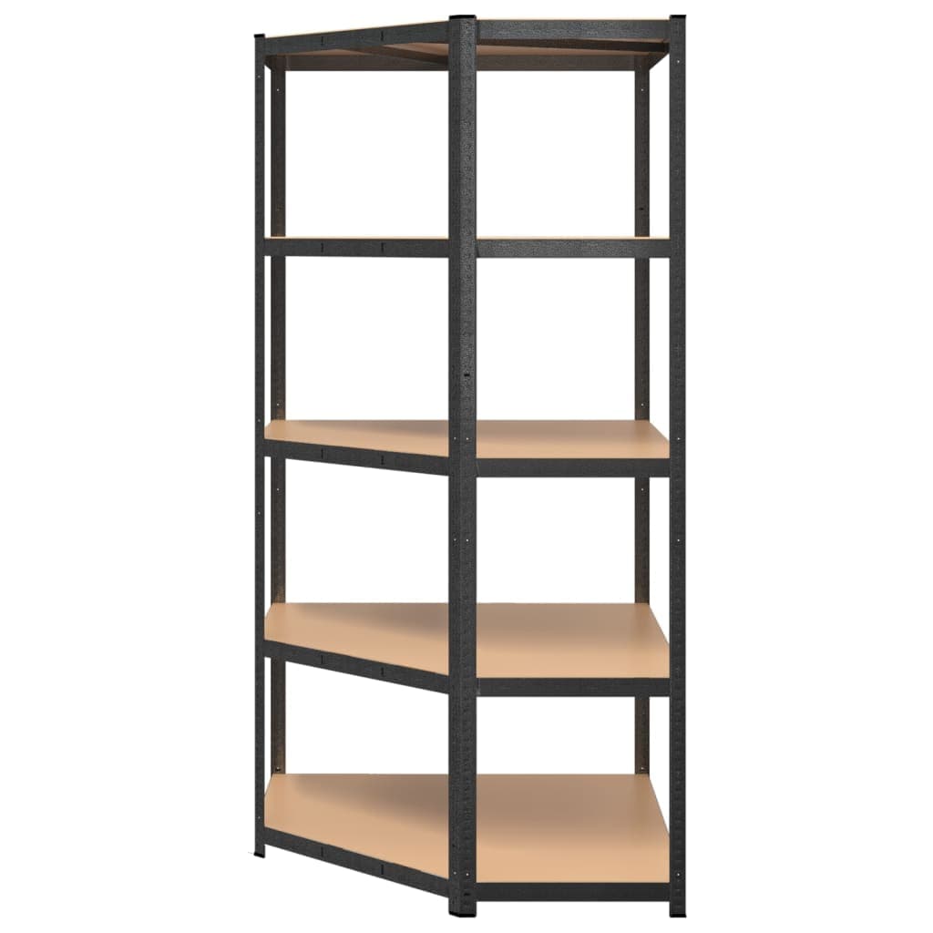 Scaffale Angolare Resistente Robusto Organizer 5 Ripiani Grigio Acciaio e Legno in Scaffalature Esplodia - Napoli, commercioVirtuoso.it