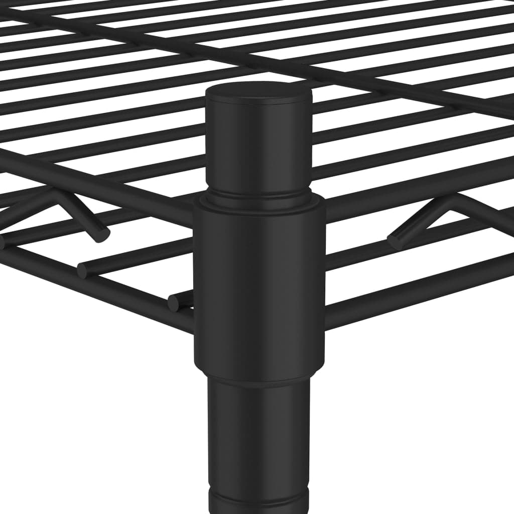 Scaffale a 5 Livelli Organizer Cucina in Ferro 90x35x180 cm Nero 250 kg in Unità di mensole Esplodia - Napoli, commercioVirtuoso.it