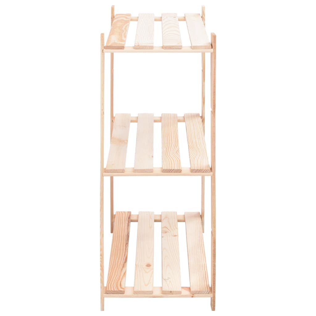 Set 3 pz Scaffali a 3 Livelli Organizer 80x38x90 cm Massello Pino 150 kg in Scaffalature Esplodia - Napoli, commercioVirtuoso.it