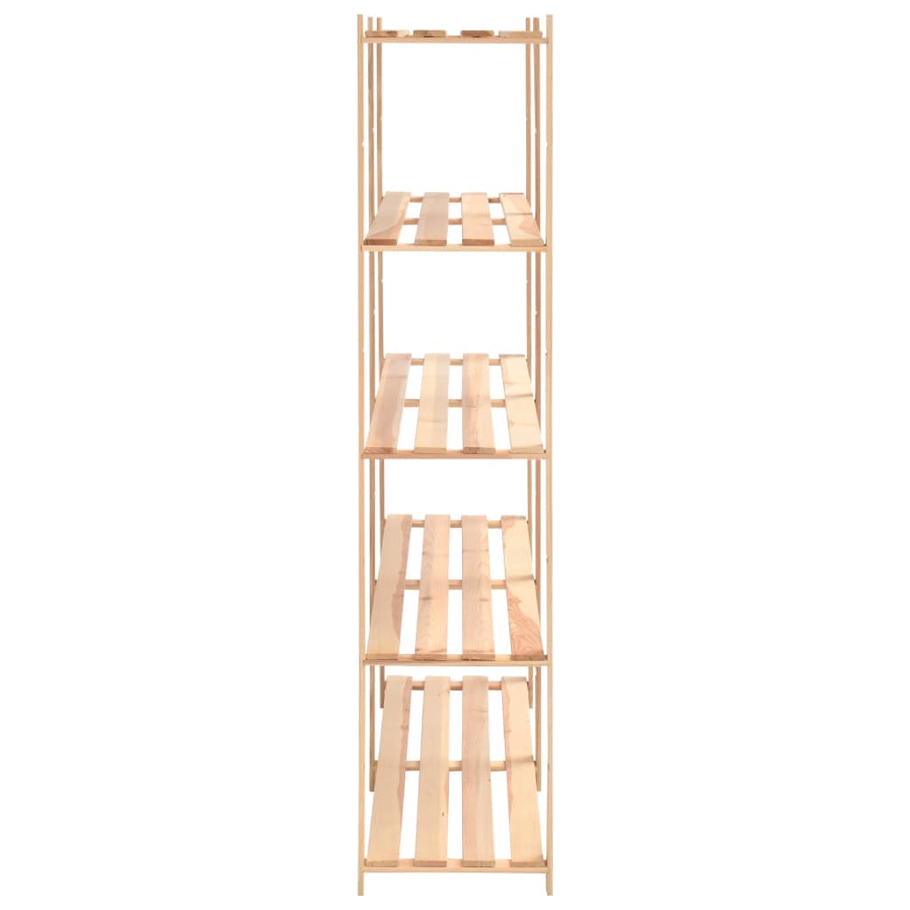 Set 5 pz Scaffali a 5 Livelli Organizer 170x38x170 cm Massello Pino 500kg in Scaffalature Esplodia - Napoli, commercioVirtuoso.it