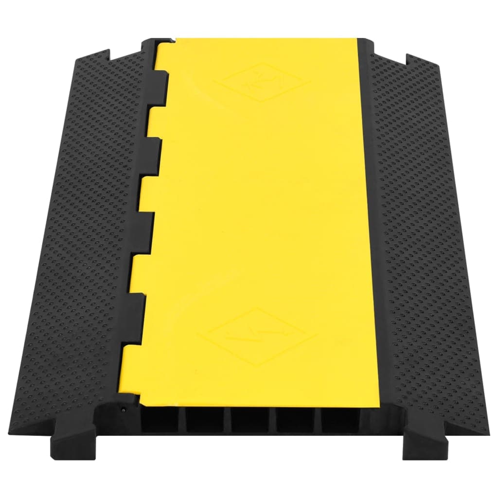 Dosso Passacavi Sicurezza in Gomma Giallo Nero Modulare con 5 Canali 90 cm in Protezioni per cavi a pavimento Esplodia - Napoli, commercioVirtuoso.it