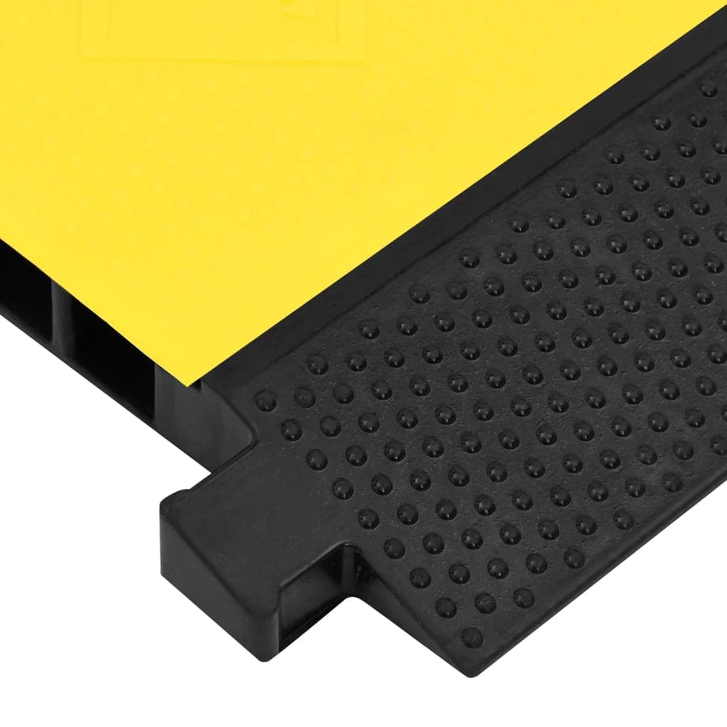Dosso Passacavi Sicurezza in Gomma Giallo Nero Modulare con 5 Canali 90 cm in Protezioni per cavi a pavimento Esplodia - Napoli, commercioVirtuoso.it