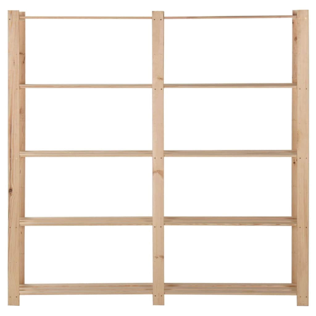 Scaffale a 5 Piani Livelli 170x28,5x170 cm Libreria in Legno Massello di Pino in Librerie Esplodia - Napoli, commercioVirtuoso.it