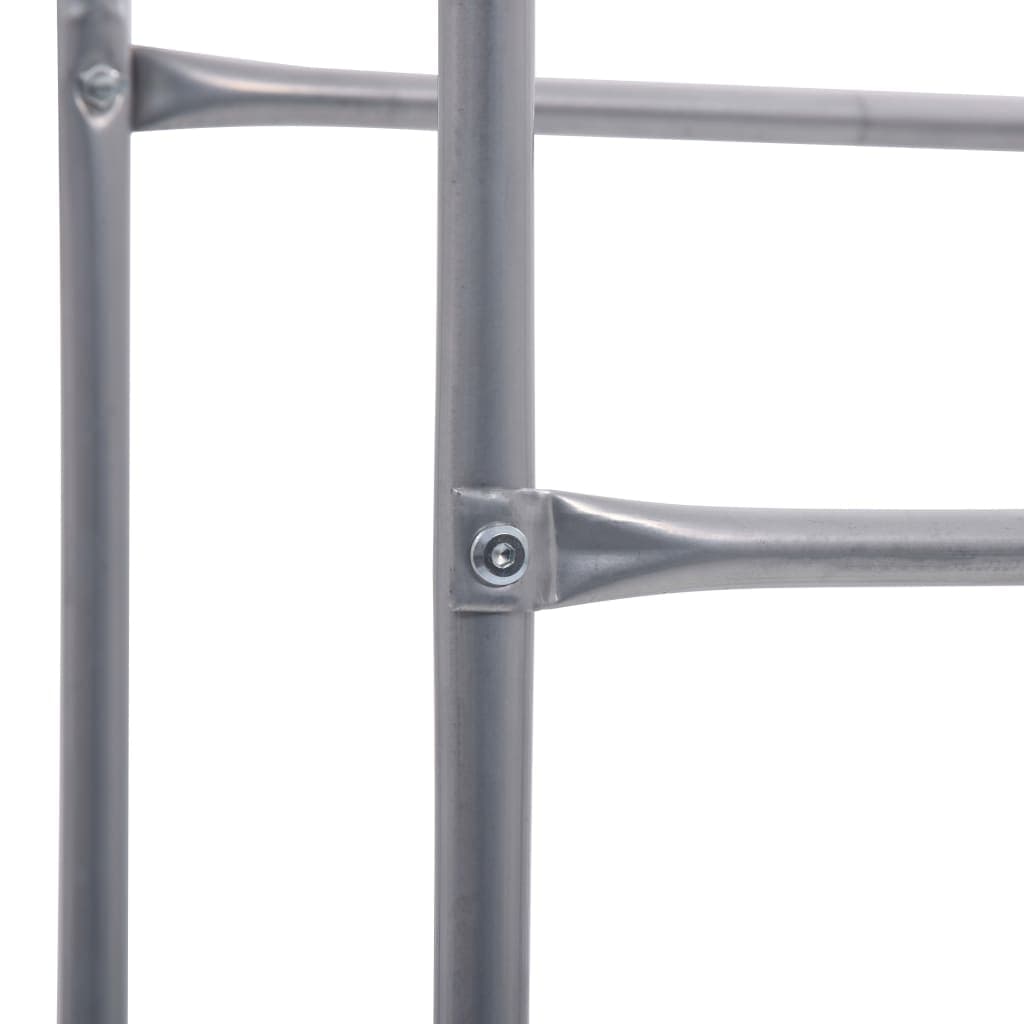 Supporto con Ripiani per 3 Casse Scaffale Argento 50x33x116 cm Acciaio in Supporti da terra Esplodia - Napoli, commercioVirtuoso.it