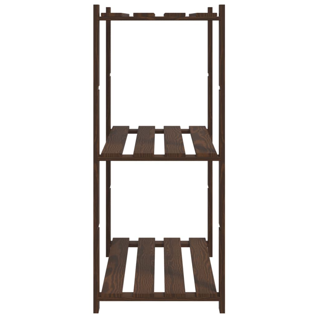 Scaffale a 3 Livelli Libreria 80x38x90 cm in Legno di Pino Colore Marrone in Librerie Esplodia - Napoli, commercioVirtuoso.it
