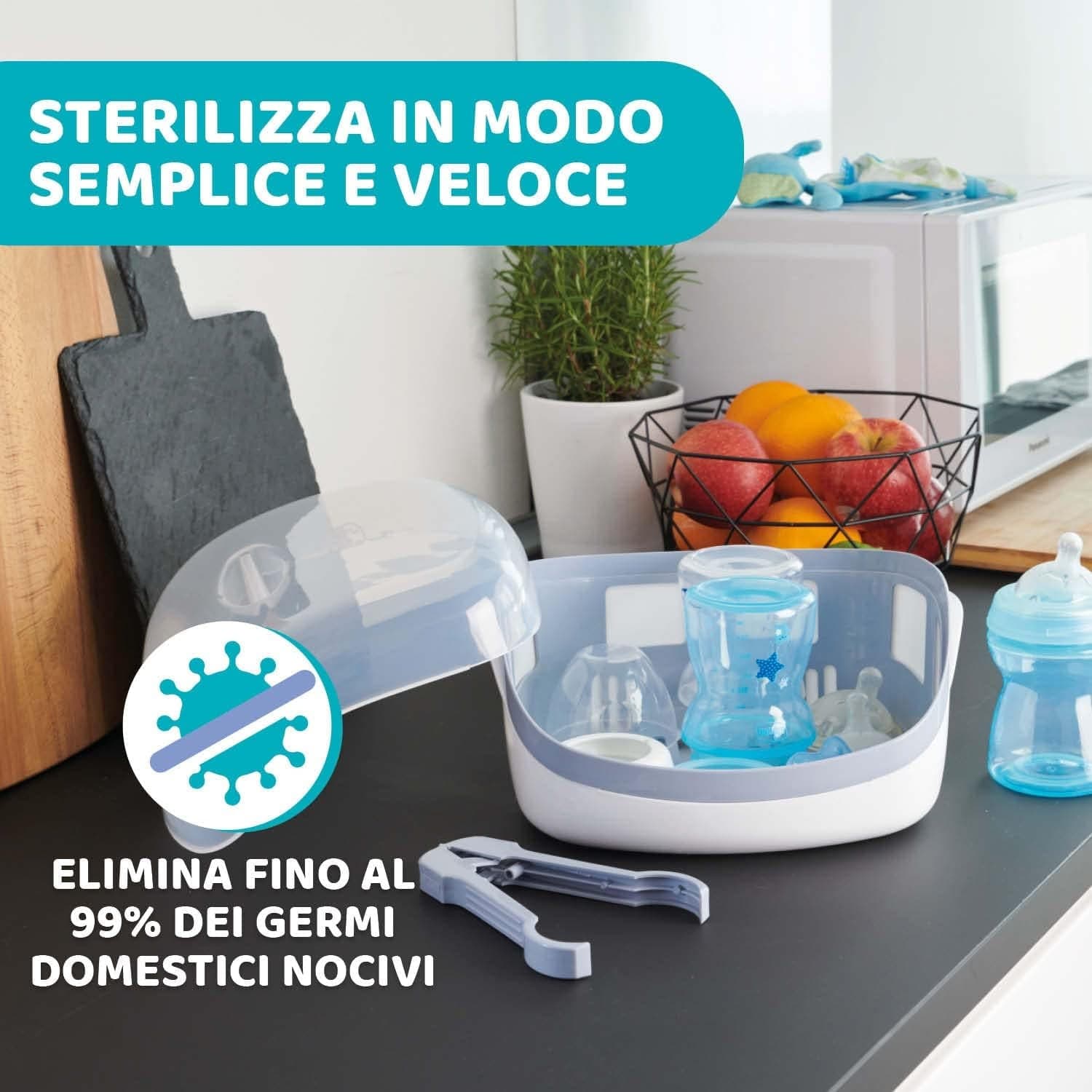 Chicco - Sterilizzatore per Microonde in prodotto Centro Bimbo - Siderno, commercioVirtuoso.it