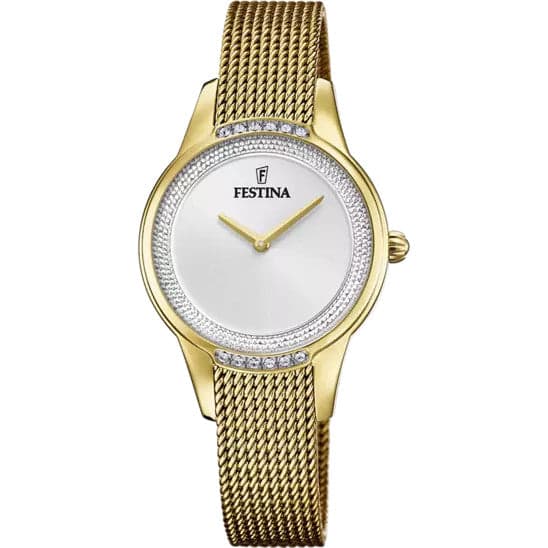 FESTINA  - OROLOGIO  MADEMOISELLE ARGENTO CON CINTURINO IN ACCIAIO, DONNA in Orologi da polso Alba Gioielli - Casoria, commercioVirtuoso.it