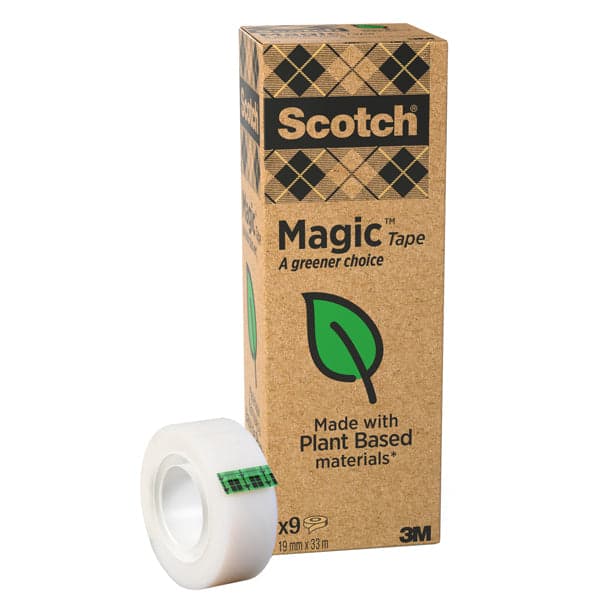 Value Pack 9 nastro adesivo ScotchÂ® Magic 900 green 19mmx33mt