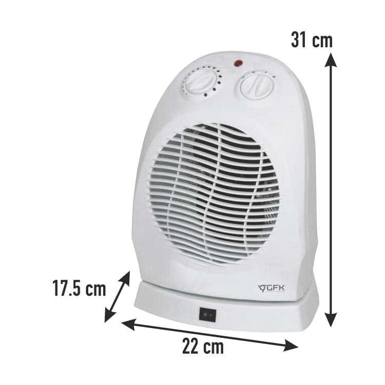 Stufa Termoventilatore Caldo Bagno Oscillante 1000-2000Watt Termostato Regolabile in Stufe elettriche Danyx - Casoria, commercioVirtuoso.it