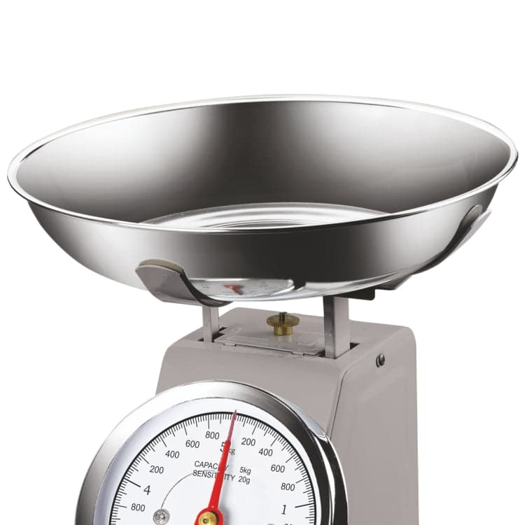 Bilancia da Cucina Metallo Verniciato Grigio Max 5Kg Analogica Vassoio in Acciaio in Bilance Danyx - Casoria, commercioVirtuoso.it