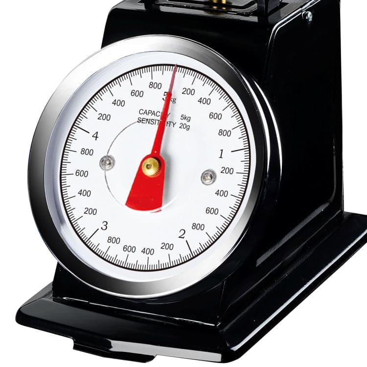 Bilancia da Cucina Metallo Verniciato Nero Max 5Kg Analogica Vassoio in Acciaio in Bilance Danyx - Casoria, commercioVirtuoso.it