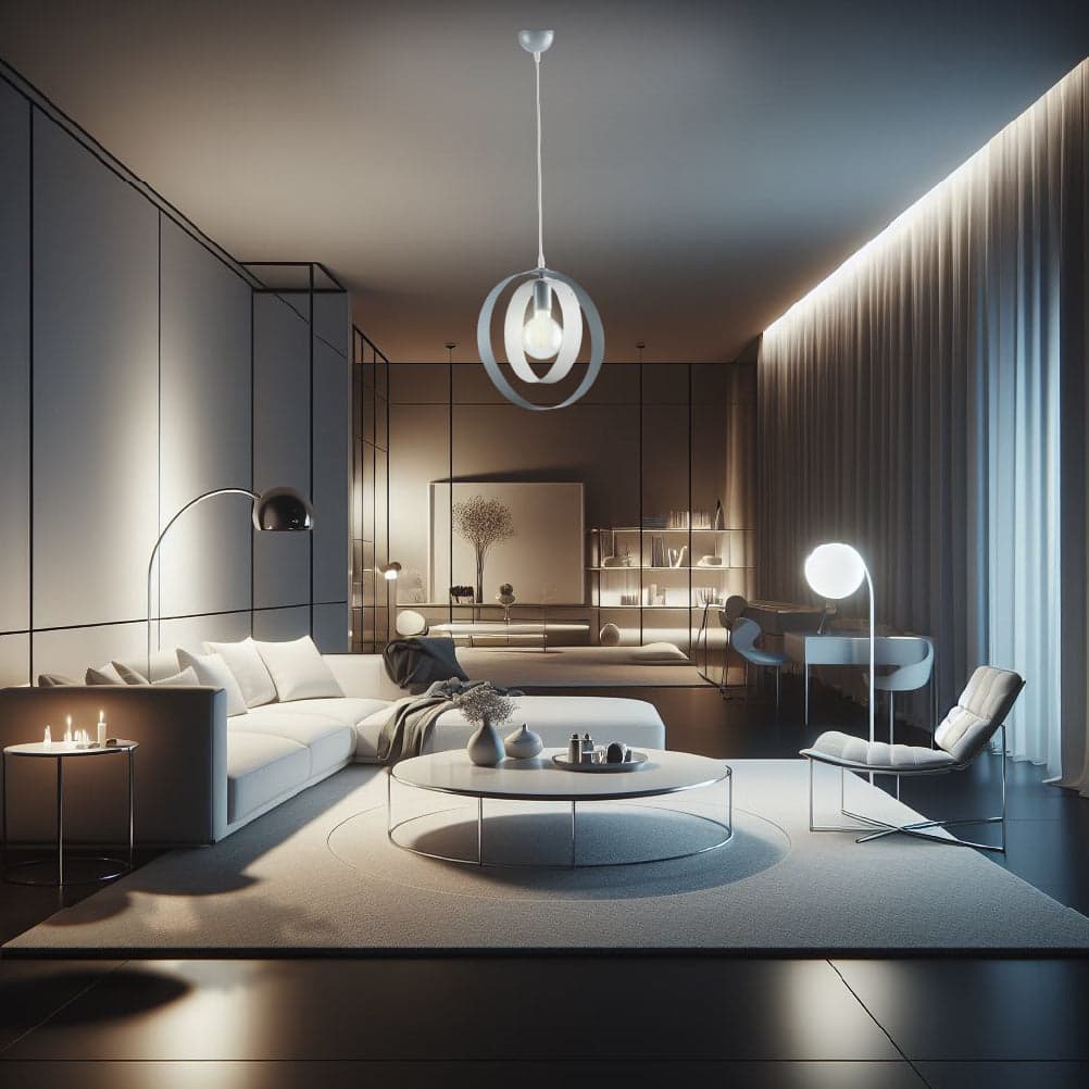 Lampadario Sospensione 1luce Metallo Verniciato Lavorato a Mano Bianco Cromo in Lampade a sospensione Danyx - Casoria, commercioVirtuoso.it
