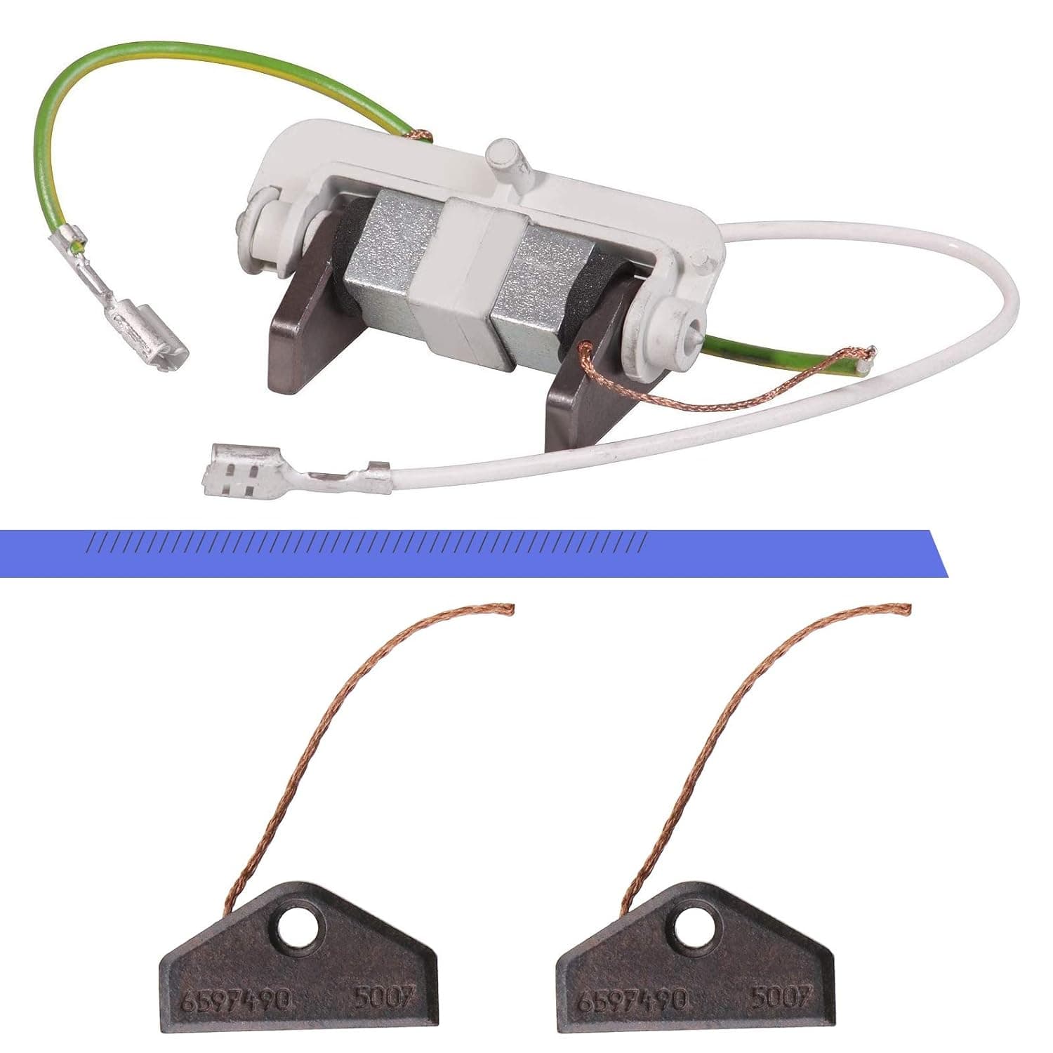 MIELE 4490382 Carboncino asciugatrice kit 2pz - 5153702 4490382 6597490 5007 in prodotto EuroStore07 - Alatri, commercioVirtuoso.it