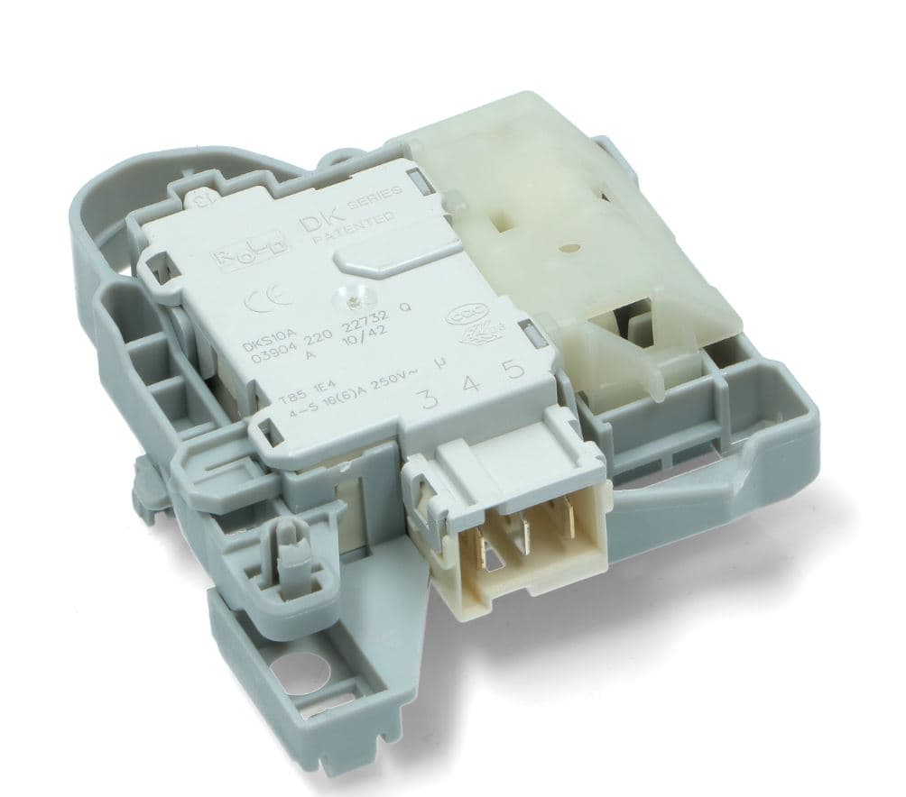 Elettroserratura bloccaporta lavatrice Rex Electrolux Aeg Zanussi 8084553018 in prodotto EuroStore07 - Alatri, commercioVirtuoso.it