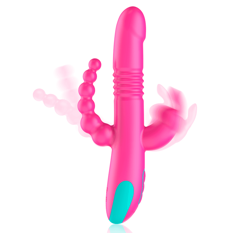 HAPPY LOKY - TRIPLA STIMOLAZIONE DONALD: COMPATIBILE CON LA TECNOLOGIA WIRELESS ANALE, G-SPOT E CLITORIDEA WATCHME in Massaggiatori elettrici manuali Desideria Shop - Latina, commercioVirtuoso.it