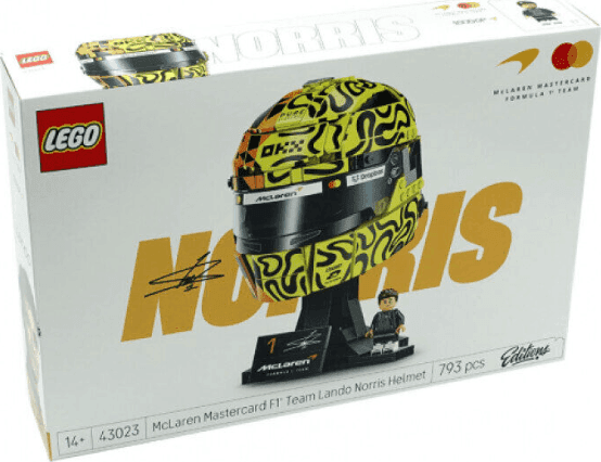 Lego Editions - Casco Lando Norris Scuderia McLaren 43023 in prodotto Centro Bimbo - Siderno, commercioVirtuoso.it