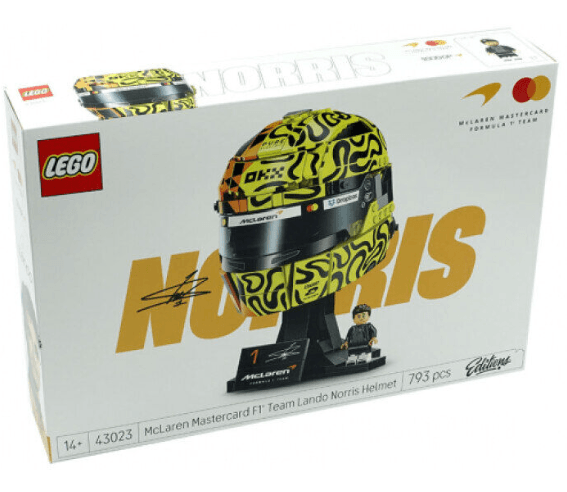 Lego Editions - Casco Lando Norris Scuderia McLaren 43023 in prodotto Centro Bimbo - Siderno, commercioVirtuoso.it