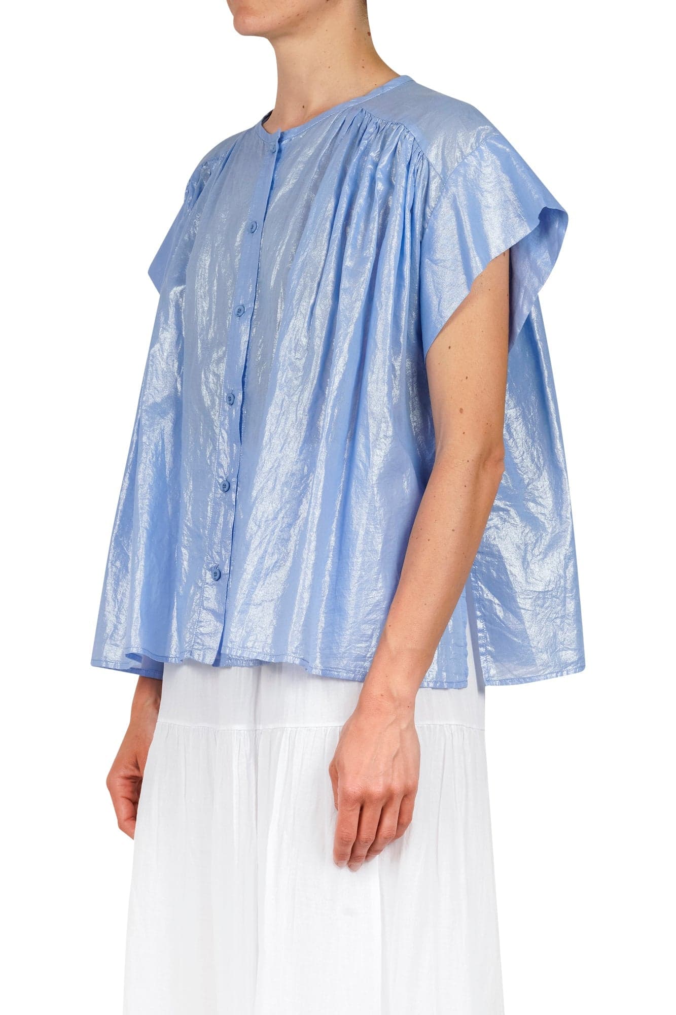 8PM 8pm - Camicia - 450708 - Azzurro da donna in Bluse e camicie Drestige - Casamassima, commercioVirtuoso.it
