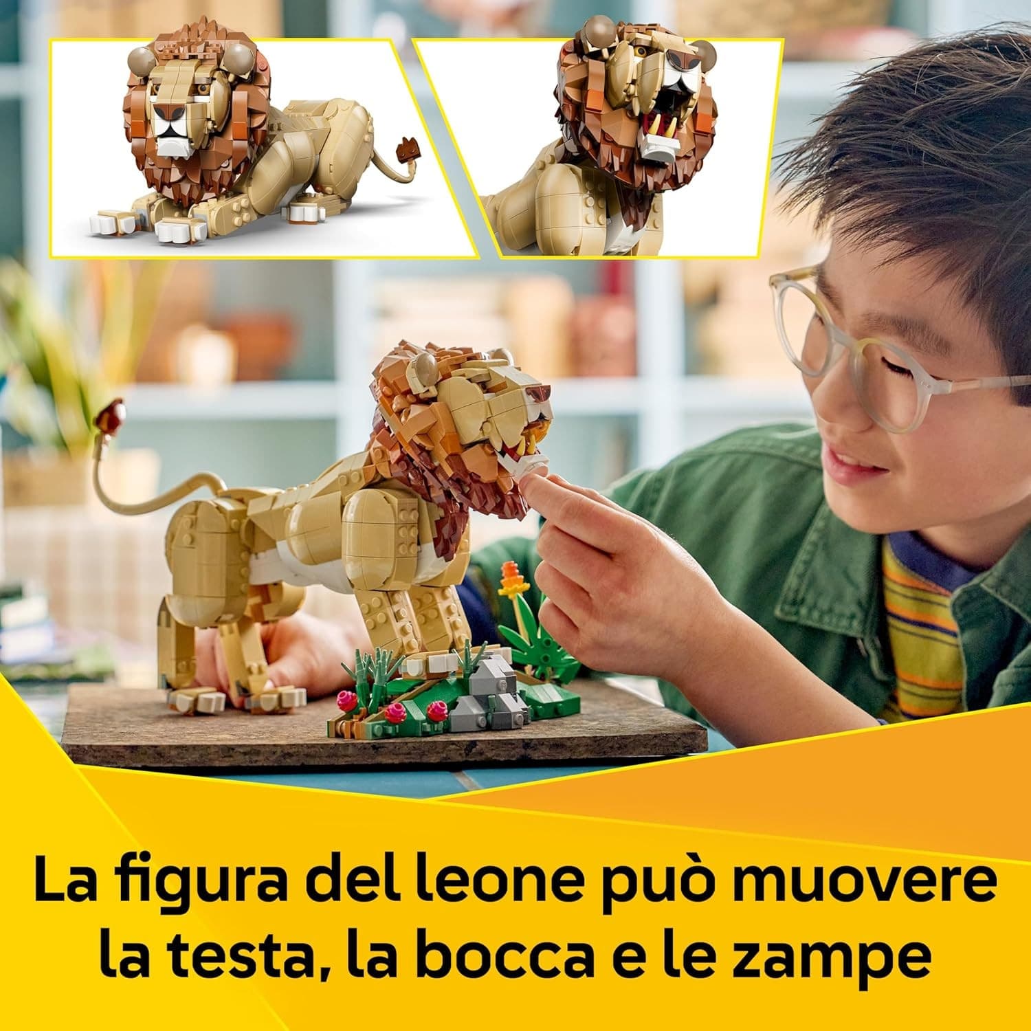 Lego Creator - Animali Selvatici: Leone Maestoso 3in1 - 31386 in prodotto Centro Bimbo - Siderno, commercioVirtuoso.it