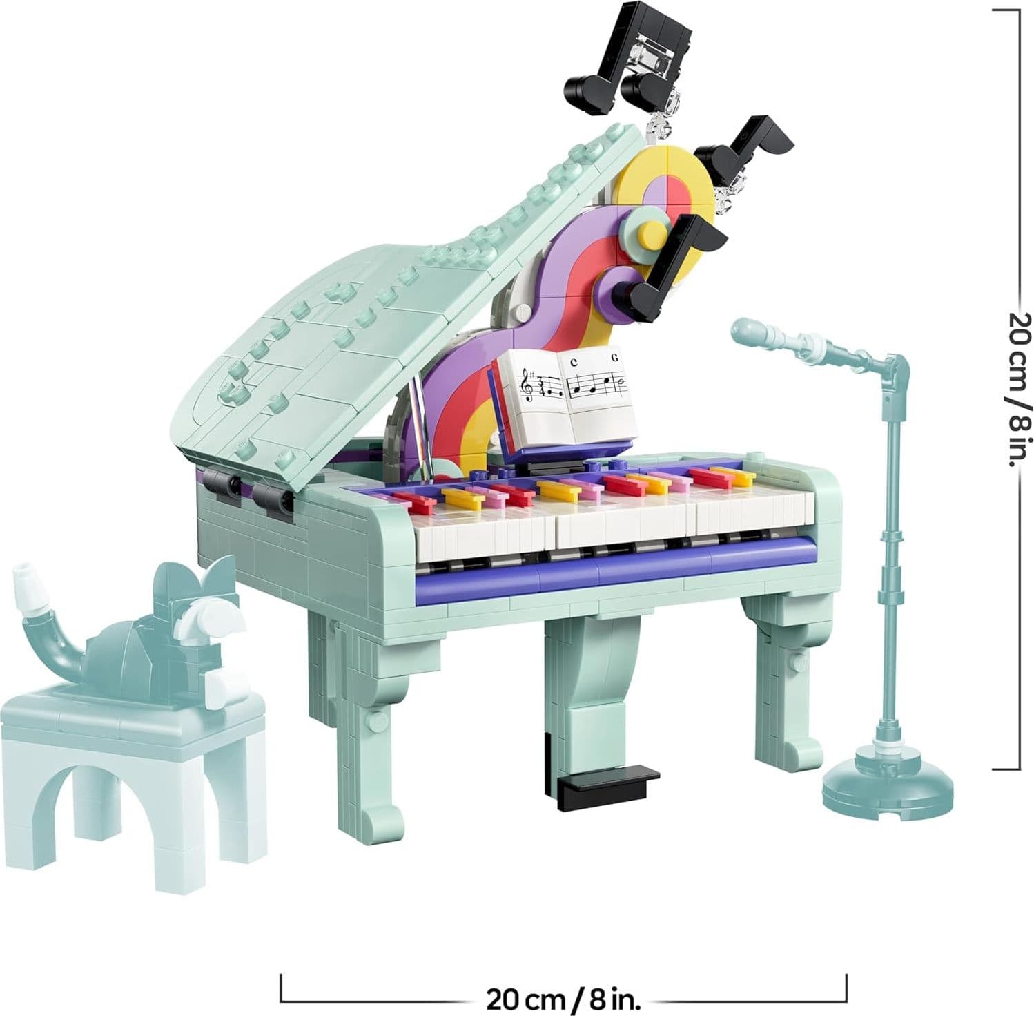 Lego Creator - Pianoforte Decorativo con Gatto 3 in 1 - 31392 in prodotto Centro Bimbo - Siderno, commercioVirtuoso.it