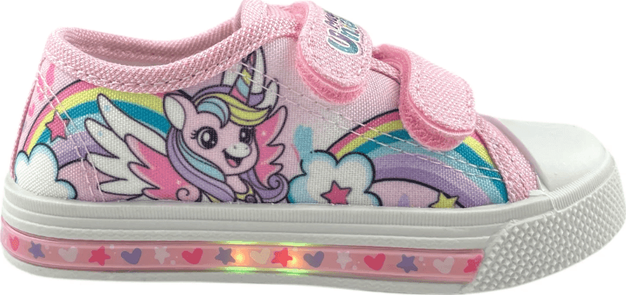 Scarpe Unicorno bambina con luci dal 25 al 33 in tela in Sneaker casual UP Calzature Balduina - Roma, commercioVirtuoso.it