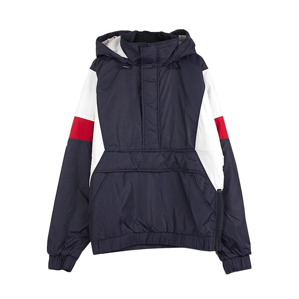 URBAN CLASSICS Giaccone Infilabile Uomo 3 Tone Pull Over Navy/white/fire Red da uomo in Giacche Drestige - Casamassima, commercioVirtuoso.it