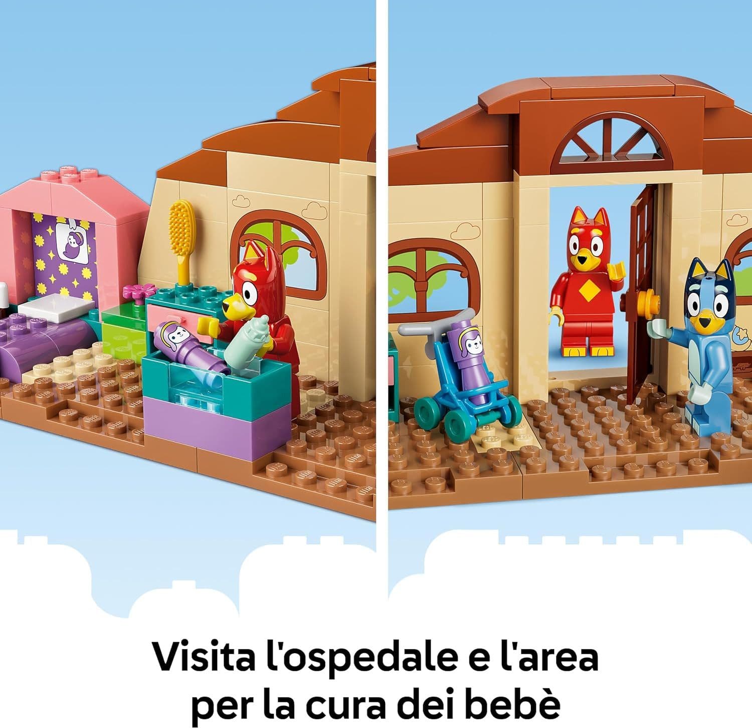 Lego Bluey - A Scuola con Rusty e Bluey 11221 in prodotto Centro Bimbo - Siderno, commercioVirtuoso.it