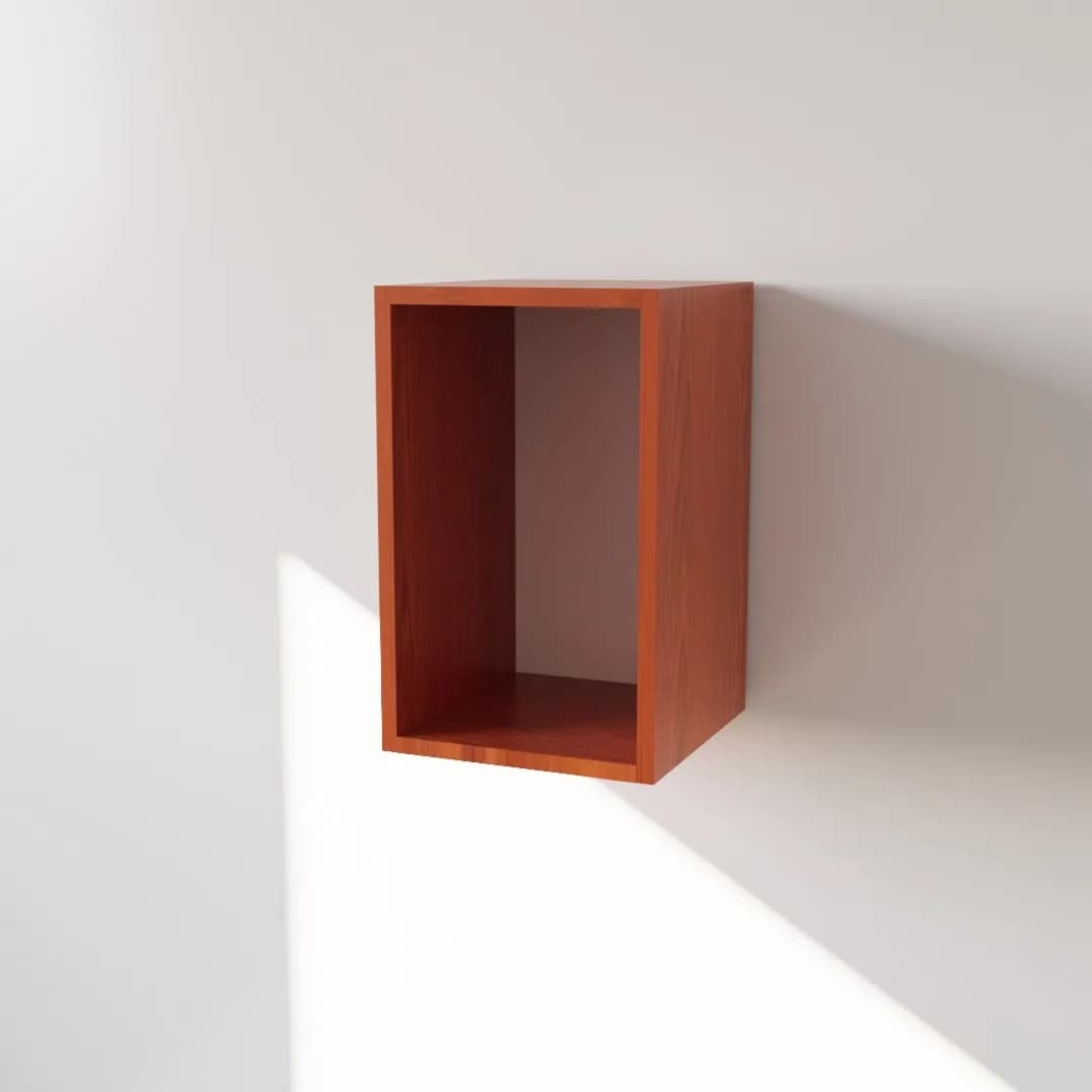 Pensile in Legno Nobilitato di Colore Ciliegio con un Anta altezza 48 cm in prodotto Calandrelli - Napoli, commercioVirtuoso.it