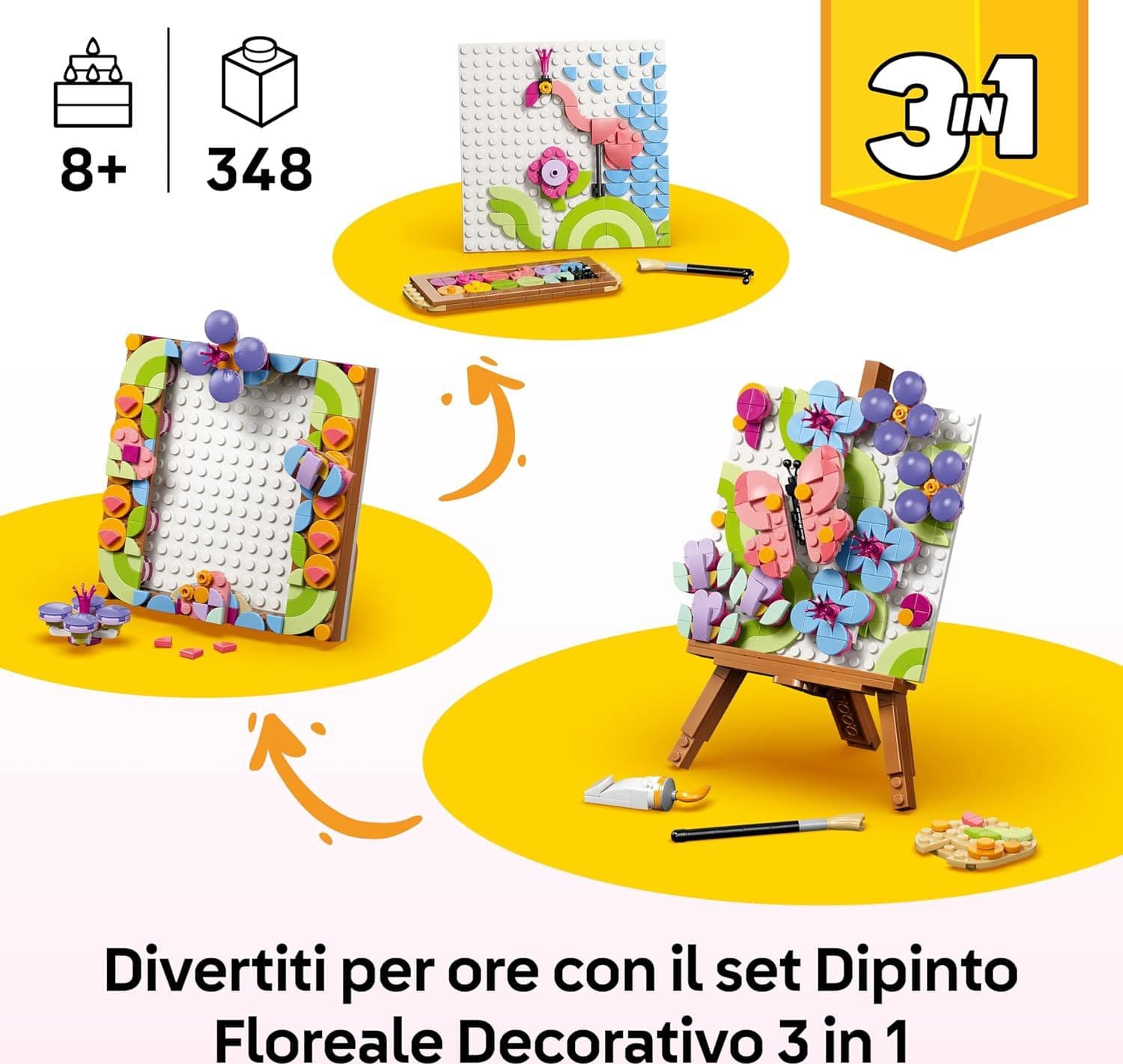 Lego Creator - 3 in 1 Dipinto Floreale 31390 in prodotto Centro Bimbo - Siderno, commercioVirtuoso.it
