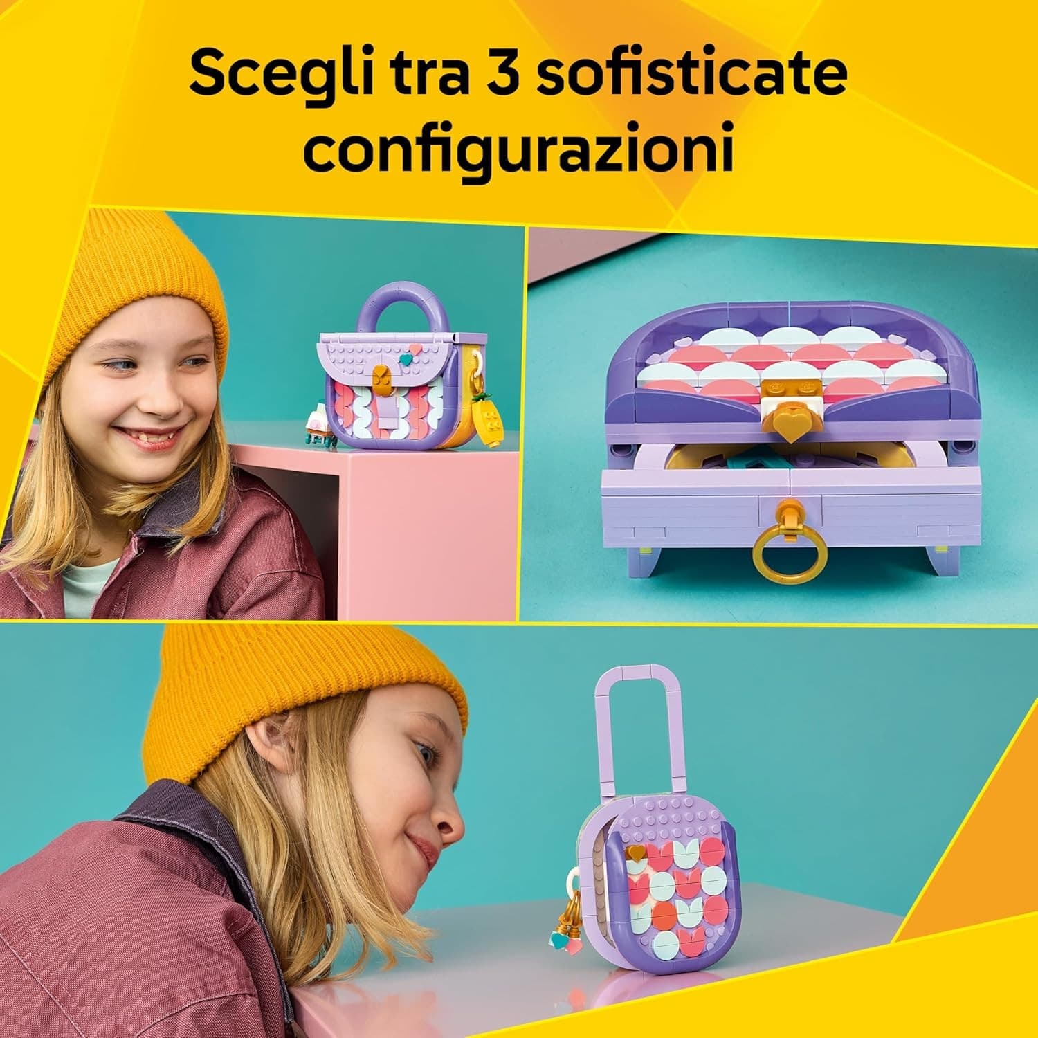 Lego Creator - 3 in 1 Borsetta alla Moda Portaoggetti 31391 in prodotto Centro Bimbo - Siderno, commercioVirtuoso.it
