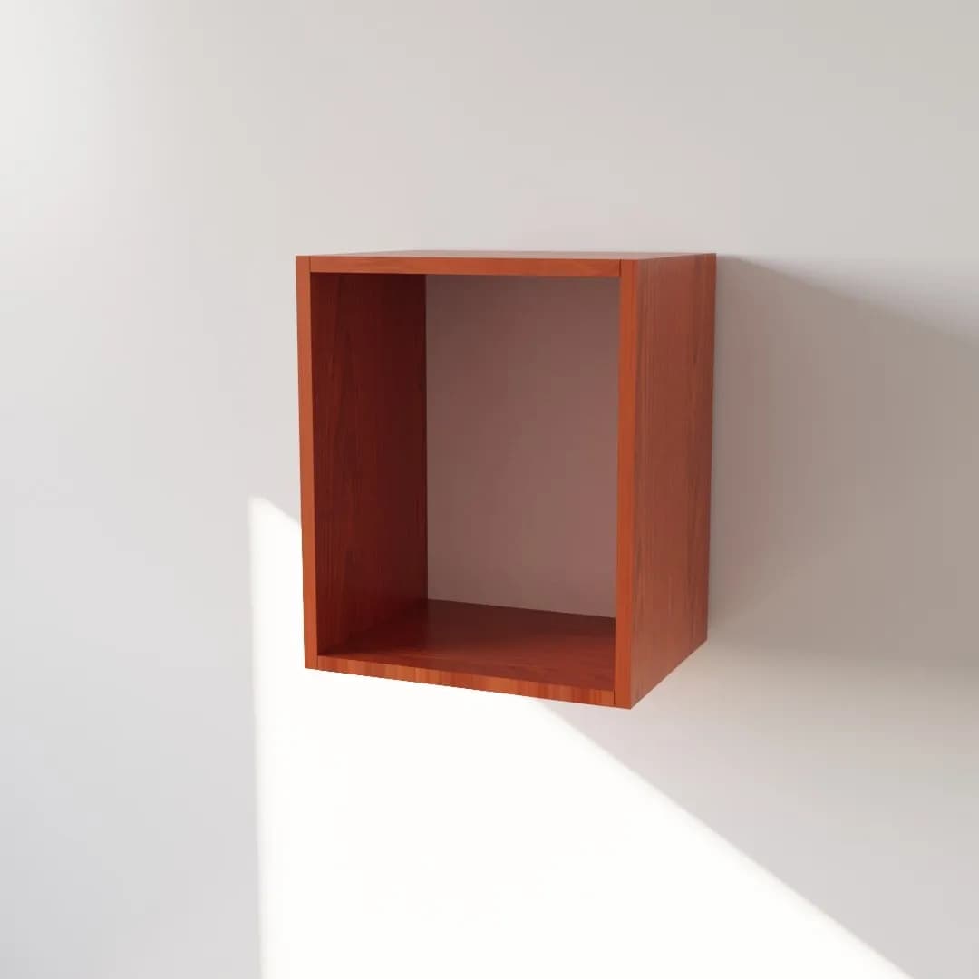 Pensile in Legno Nobilitato di Colore Ciliegio con un Anta altezza 48 cm in prodotto Calandrelli - Napoli, commercioVirtuoso.it