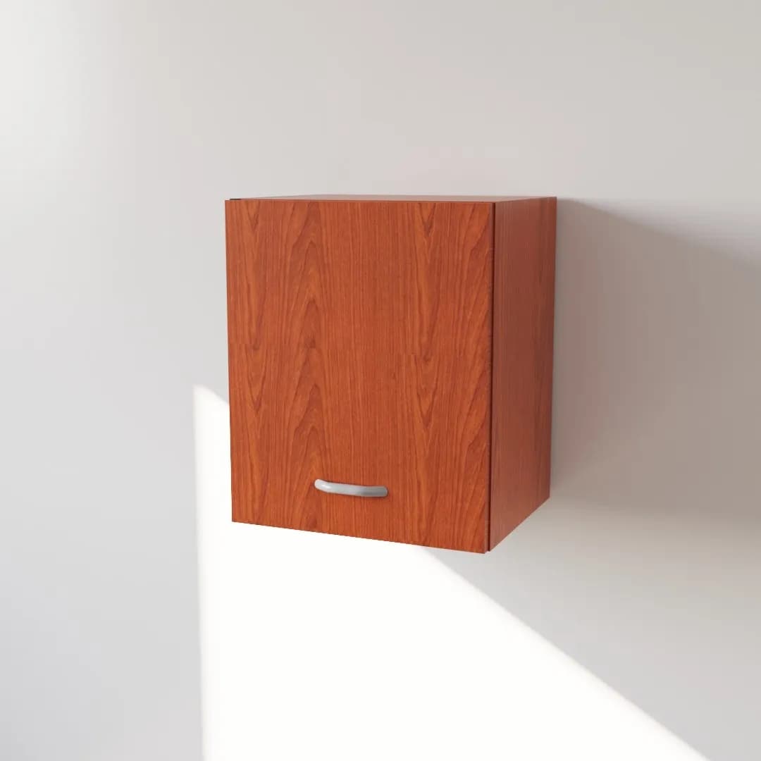 Pensile in Legno Nobilitato di Colore Ciliegio con un Anta altezza 48 cm in prodotto Calandrelli - Napoli, commercioVirtuoso.it